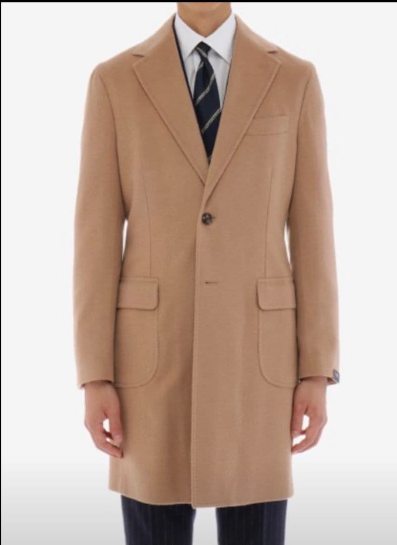 BARBA ナポリ製 チェスターコート　50