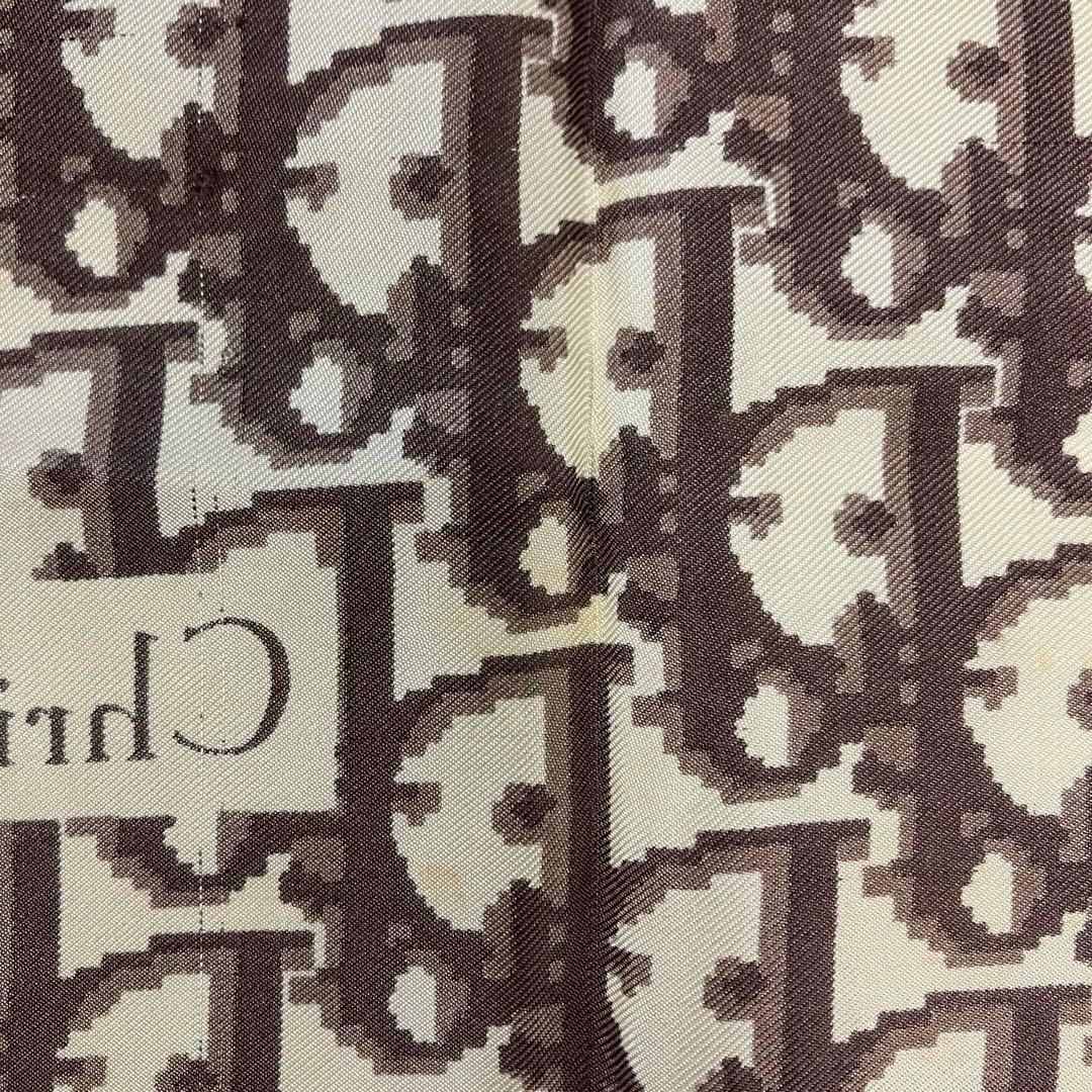 大人気☆Christian Dior☆スカーフ☆トロッター☆シルク☆ブラウン！