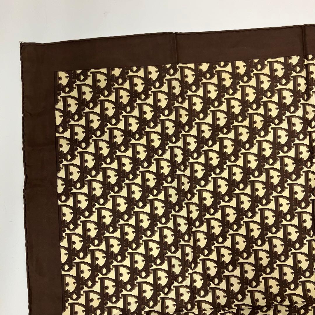 大人気☆Christian Dior☆スカーフ☆トロッター☆シルク☆ブラウン！