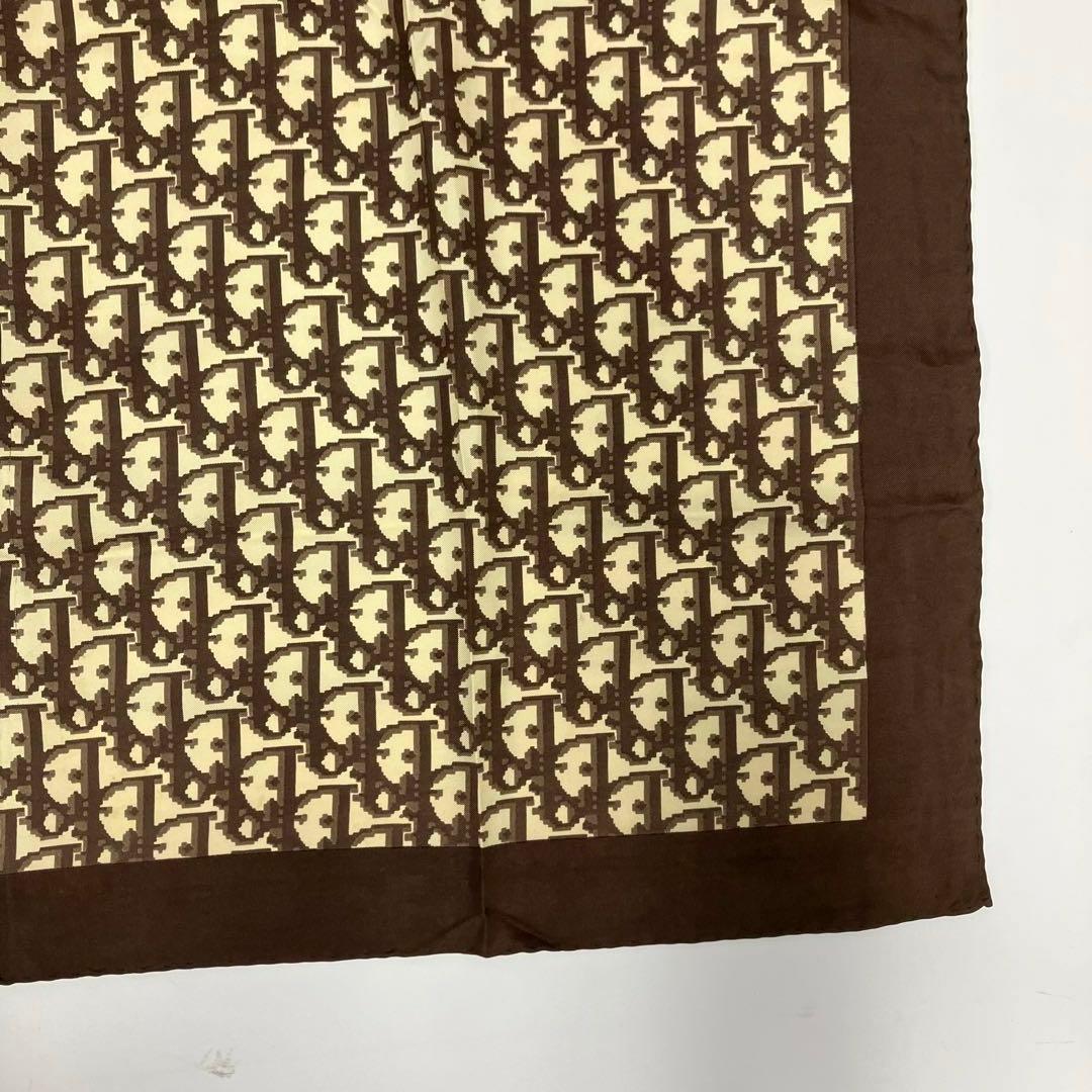 大人気☆Christian Dior☆スカーフ☆トロッター☆シルク☆ブラウン！