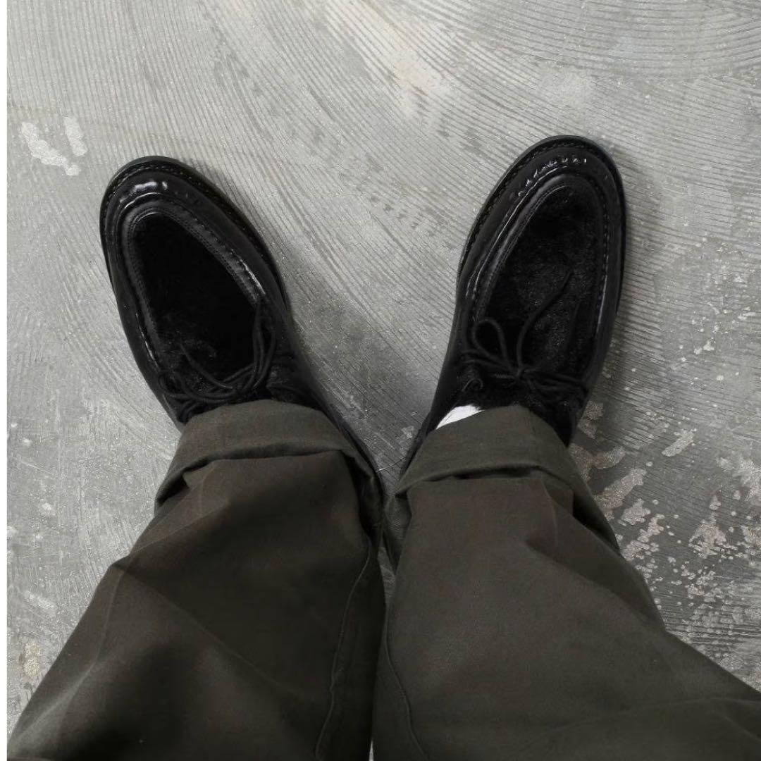 Milton Keynes ミルトンキーンズ ファーメレザーチロリアンシューズ