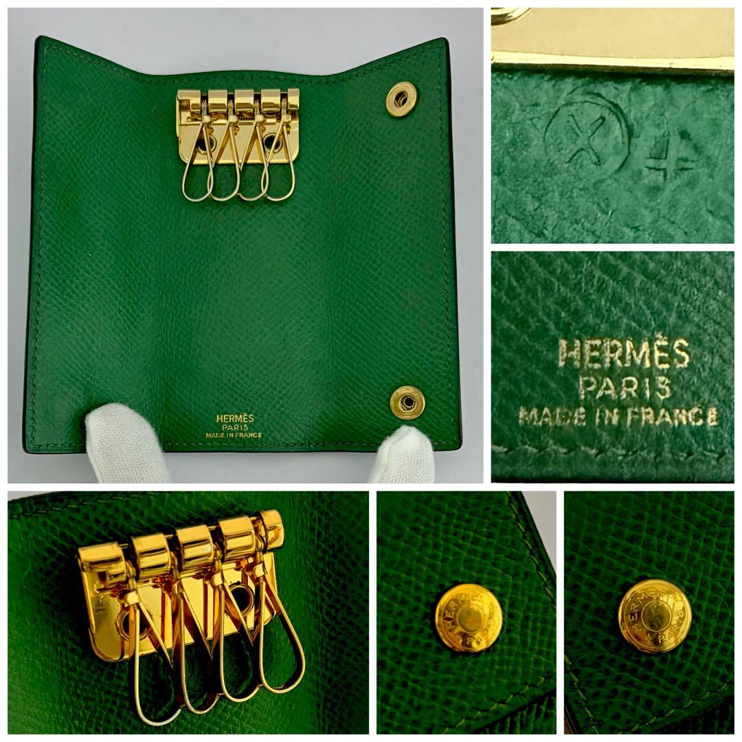 お年玉セール‼️【入手困難‼️レアカラー‼️エルメス　キーケース　4連　エテュイクレ