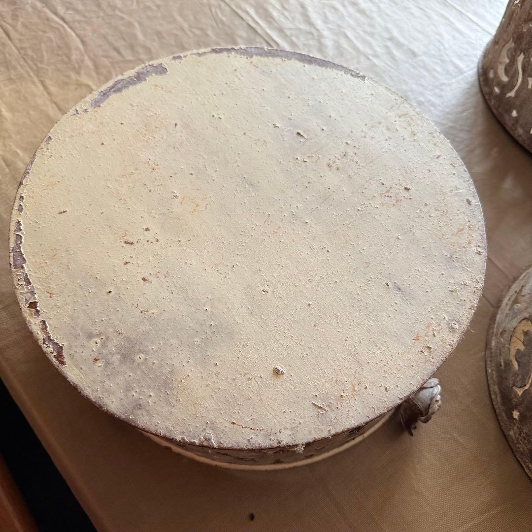 Coquecigrues コクシグル　アイアン　バスケット　3個セット　シャビー