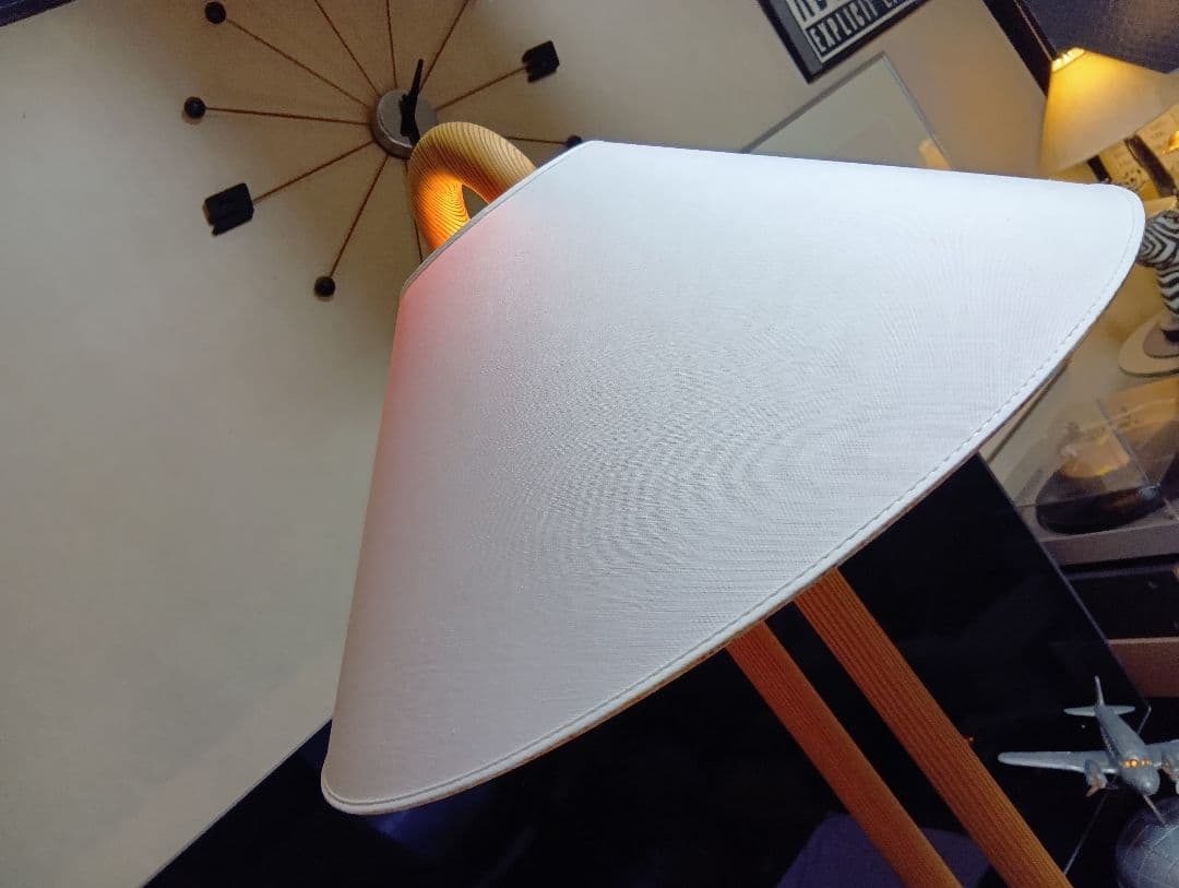 レア　1970's　デンマーク　+LYS　ノルディック　デザイン　フロアランプ