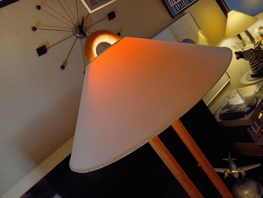 レア　1970's　デンマーク　+LYS　ノルディック　デザイン　フロアランプ