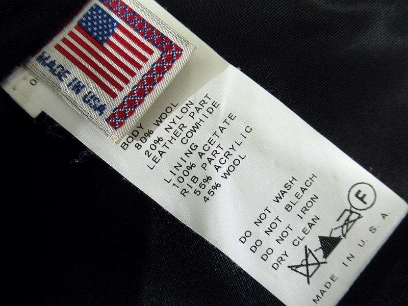 ジャーナルスタンダード 別注 ゴールデンベア 袖レザー バーシティ ジャケット