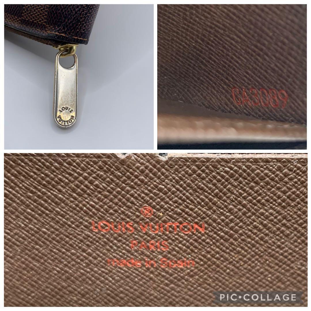 【極美品】ルイ・ヴィトン　ダミエ　ジッピーウォレット　長財布　#9