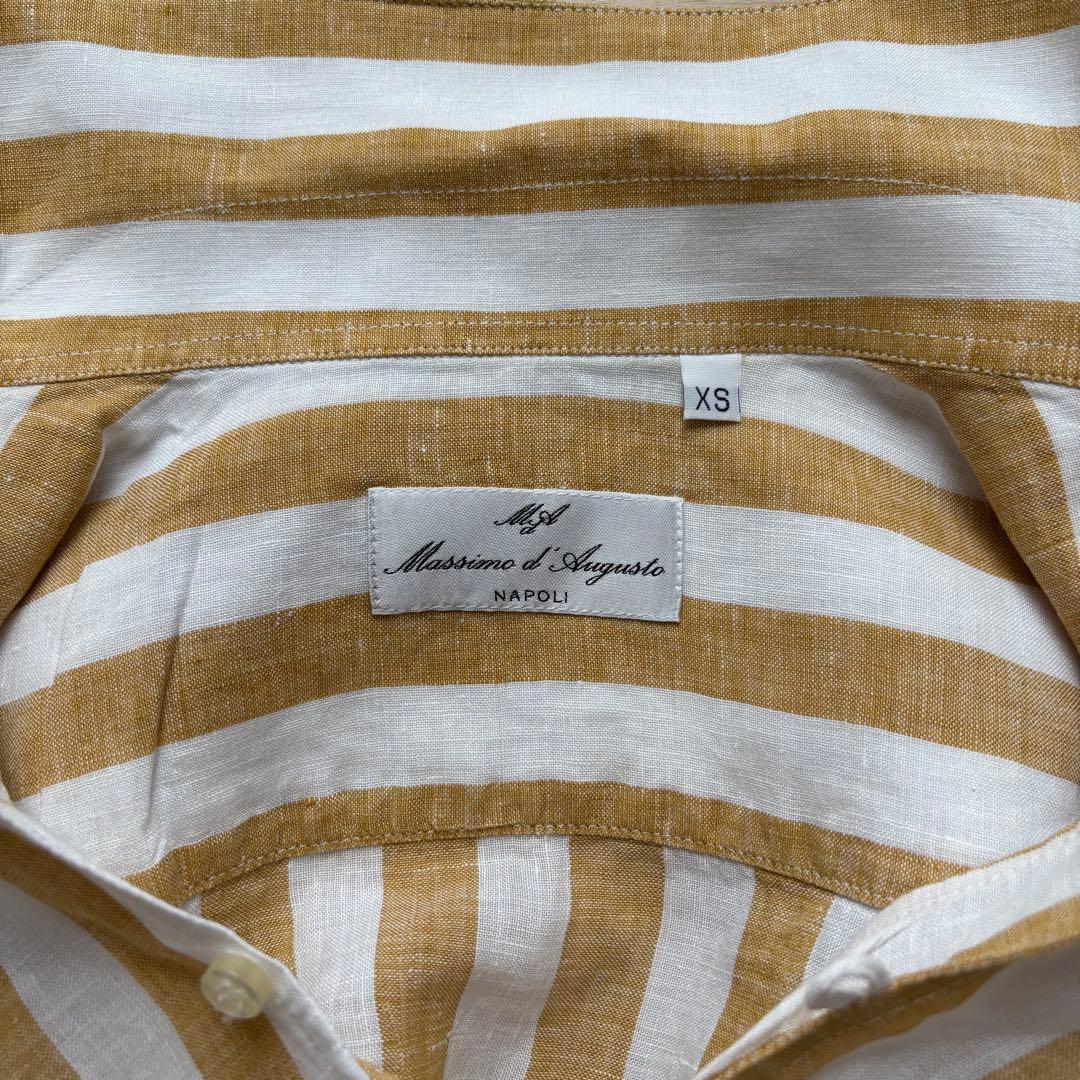 Massimo d’Augusto/リネン/プルオーバーカプリシャツ