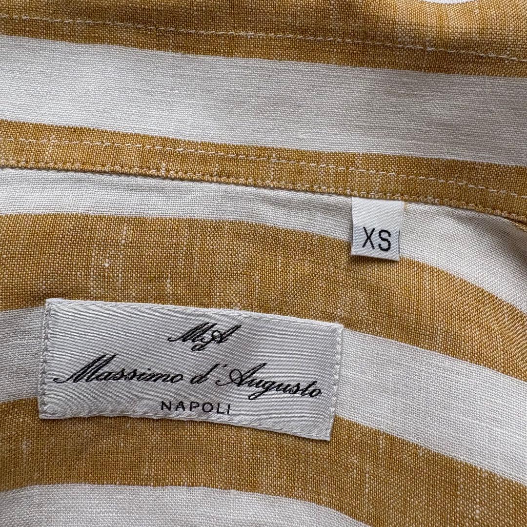 Massimo d’Augusto/リネン/プルオーバーカプリシャツ