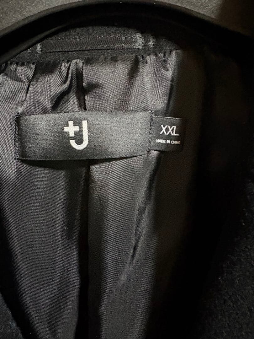 UNIQLO +J ウールブレンドチェスターコート ユニクロ　Black