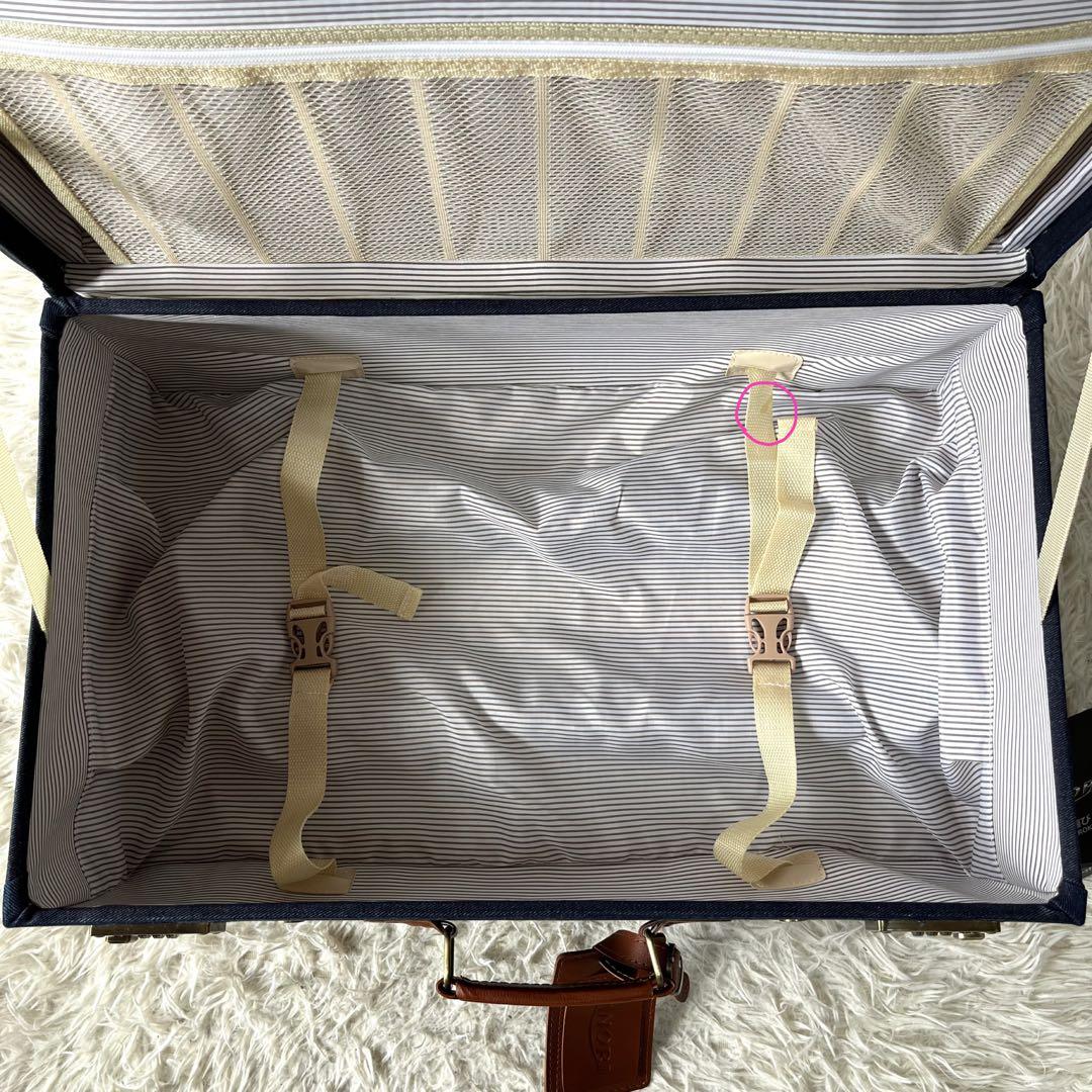 【新品未使用】タノビ　デニム生地　キャリーケース　　　ユニセックス