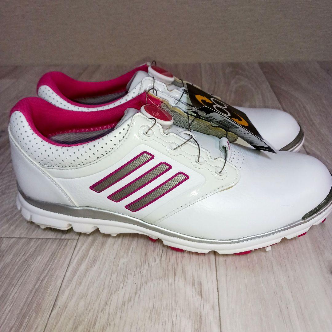 新品タグ付.BOA.adidas .ゴルフシューズ .24.5cmシューズケース