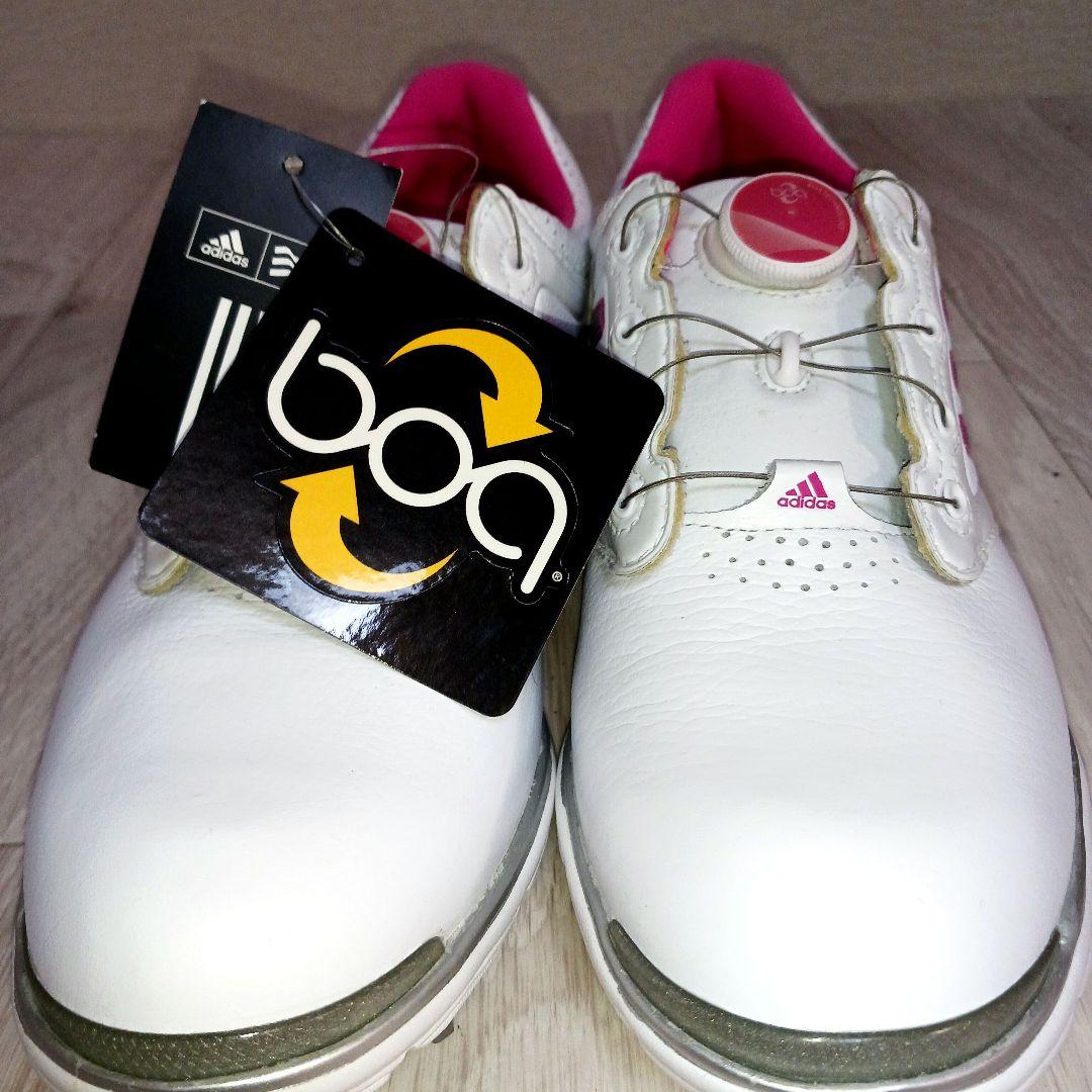 新品タグ付.BOA.adidas .ゴルフシューズ .24.5cmシューズケース