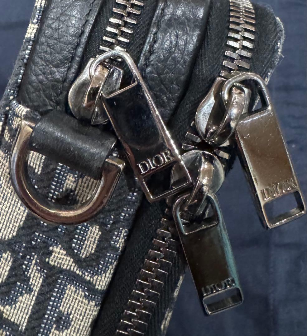 DIOR オブリーク　ジャカードポーチ　ショルダーバック　正規品
