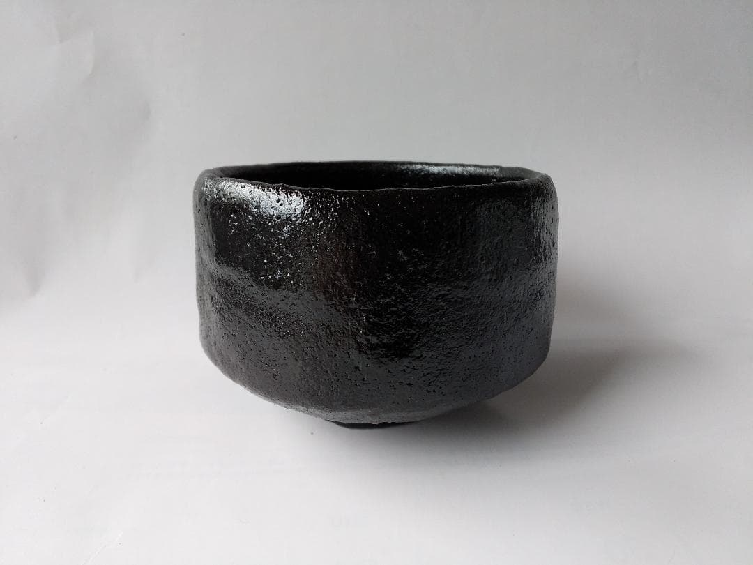 小西平内焼 太閤窯 原田聖龍 黒茶碗 共箱 黒楽茶道具 抹茶碗 茶碗 新品
