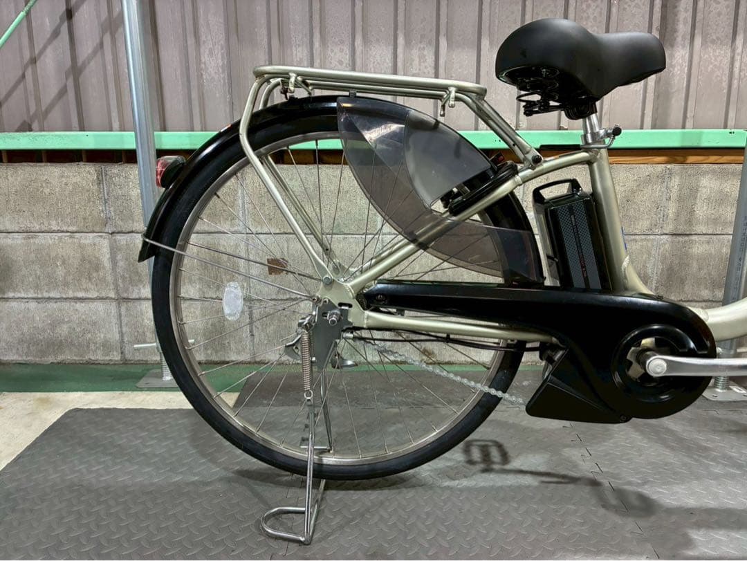 №8067 電動自転車 ヤマハ パスウィズ 26インチ シャンパンゴールド