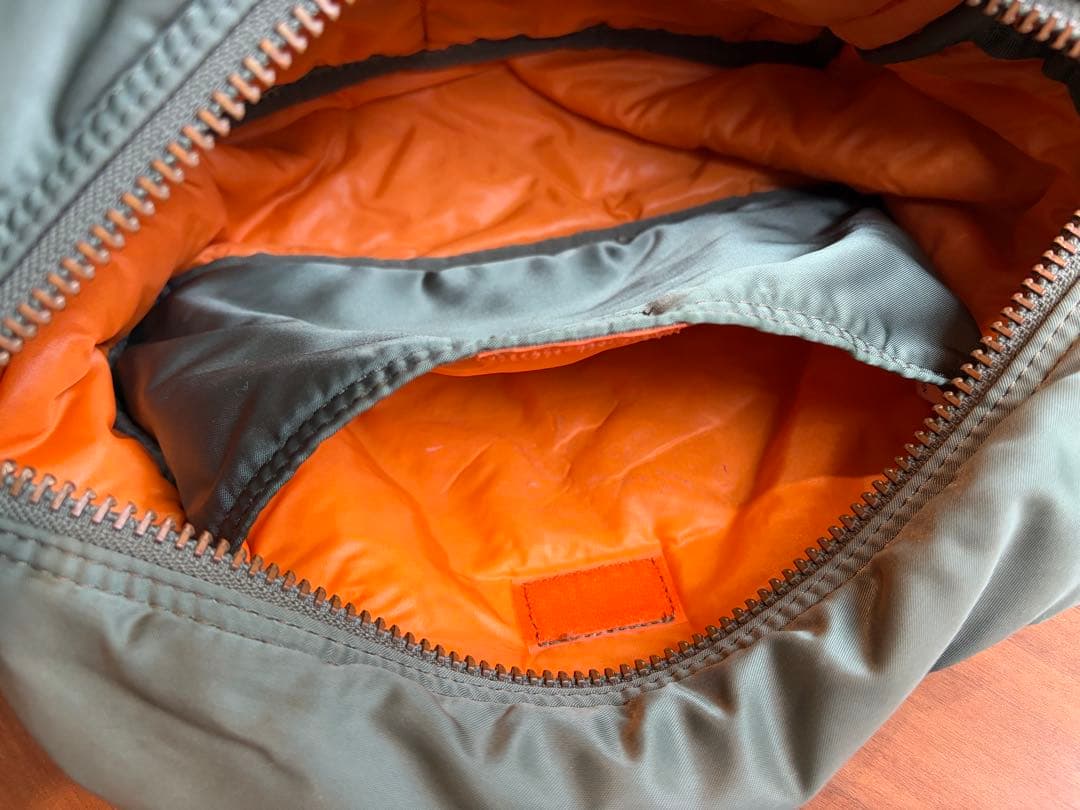 【美品】PORTER TANKER ウエストバッグ セージグリーン 吉田カバン