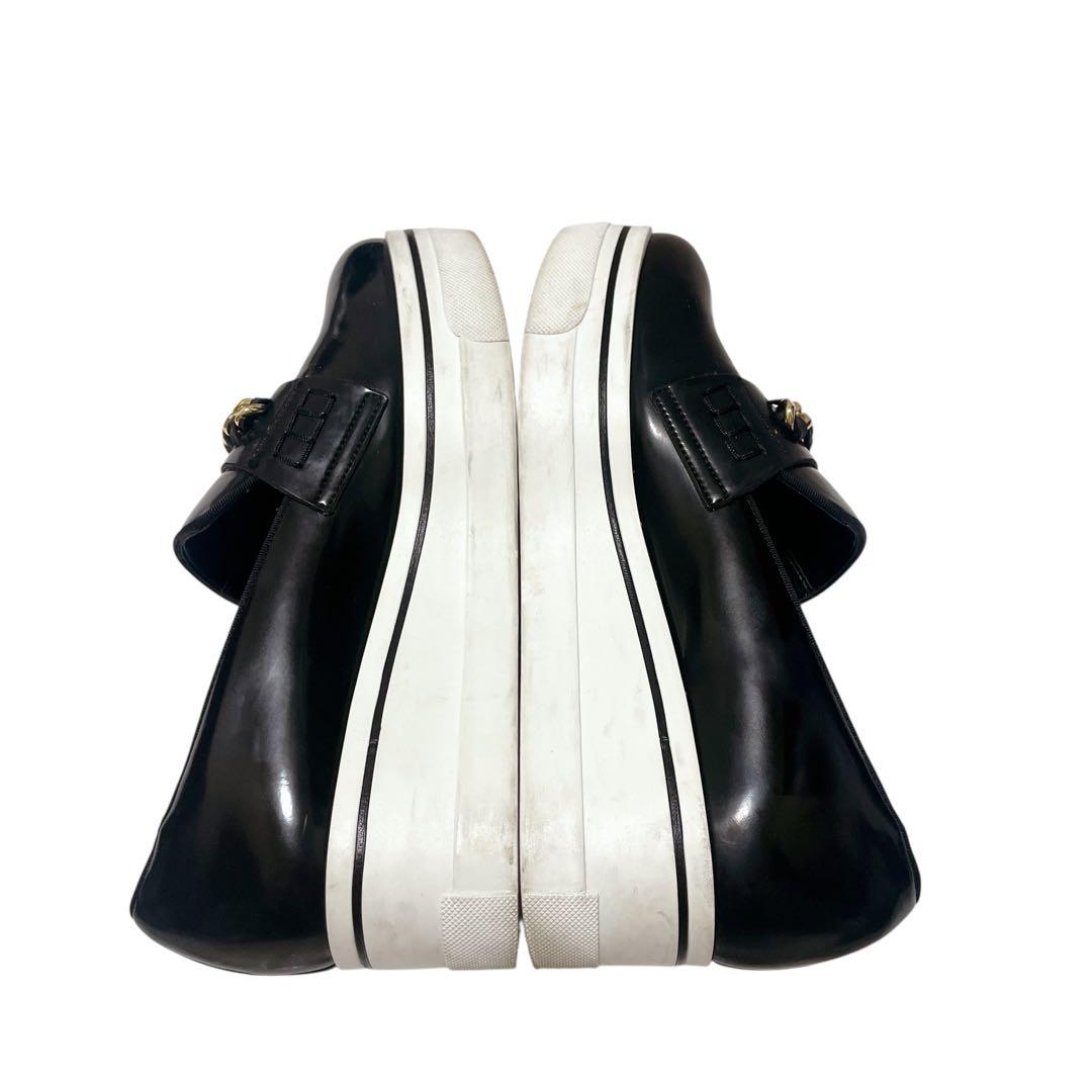 ステラマッカートニー　本革　ローファー　ブラック