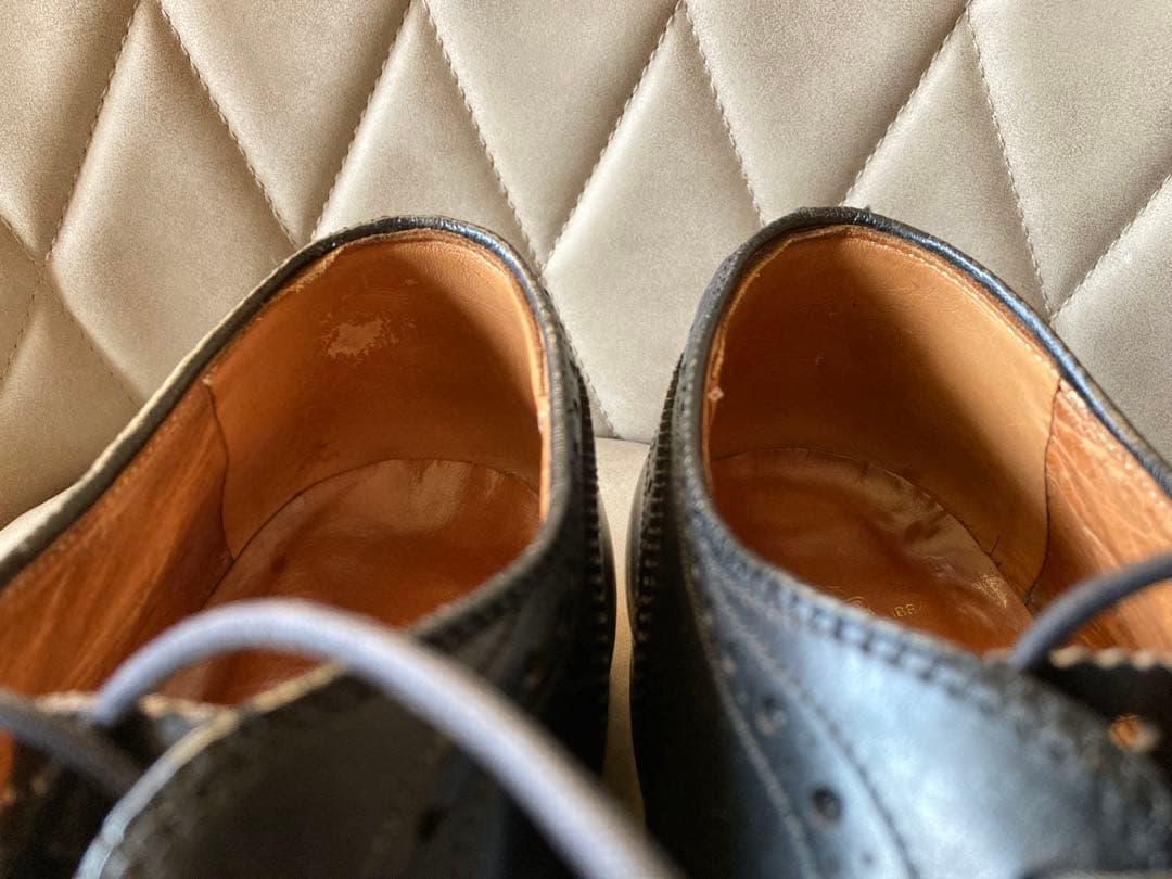 ALDEN オールデン　ストレートチップ　黒　25.5cm