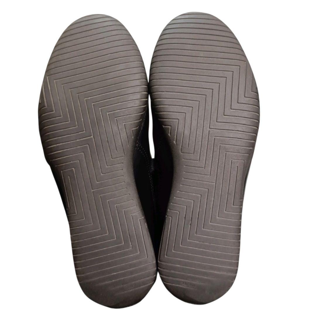 現行ロゴ✨HERMES Hロゴ クイック レザースニーカー 黒