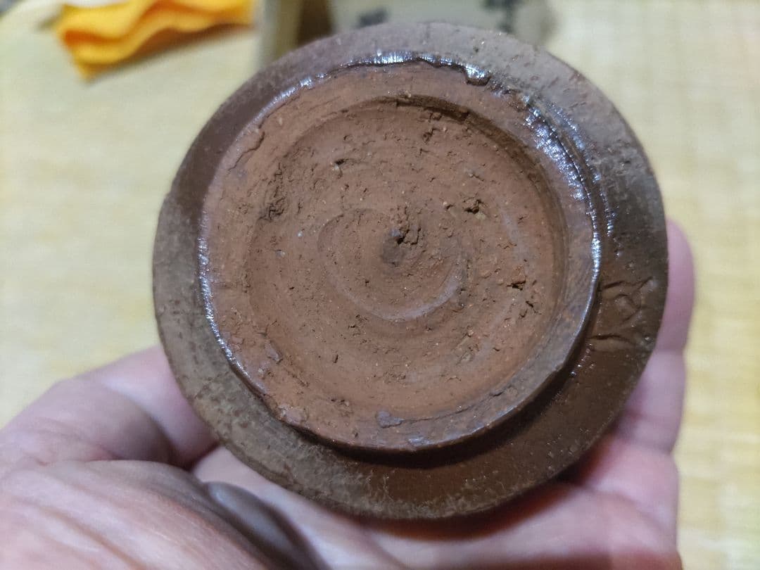 備前焼 正宗悟 酒吞 共箱・布・栞 無傷