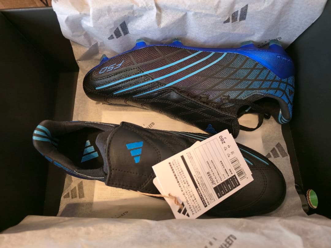 F50 ELITE FG アディダス/サッカーシューズ/青黒/新品/28.0cm