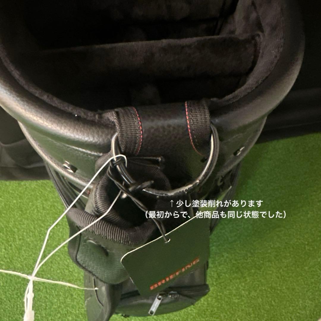 BRIEFING GOLF 限定完売品　シュリンクレザーキャディーバッグ　本革