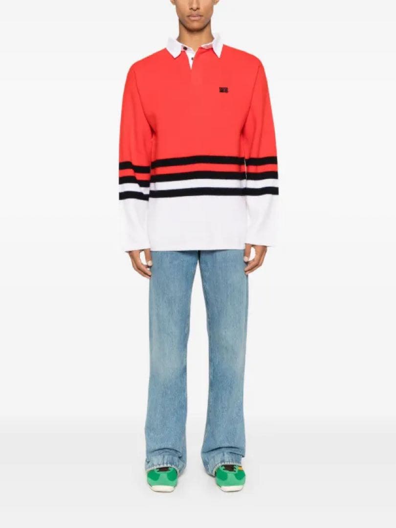 トップス wales bonner 24aw WOOL YARN CYPHER POLO