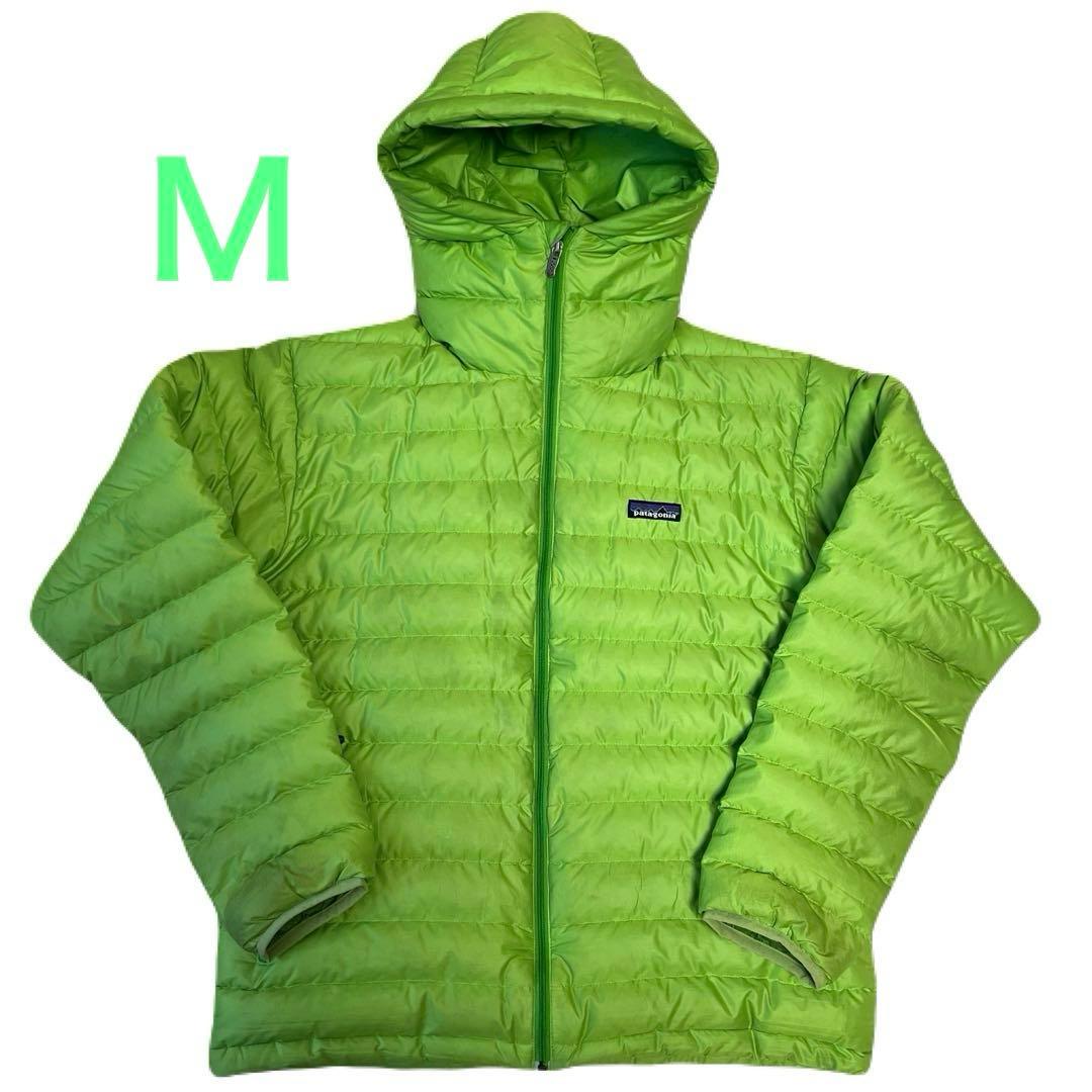 希少 パタゴニア ダウンセーターフーディ Mサイズ ゲッコーグリーン