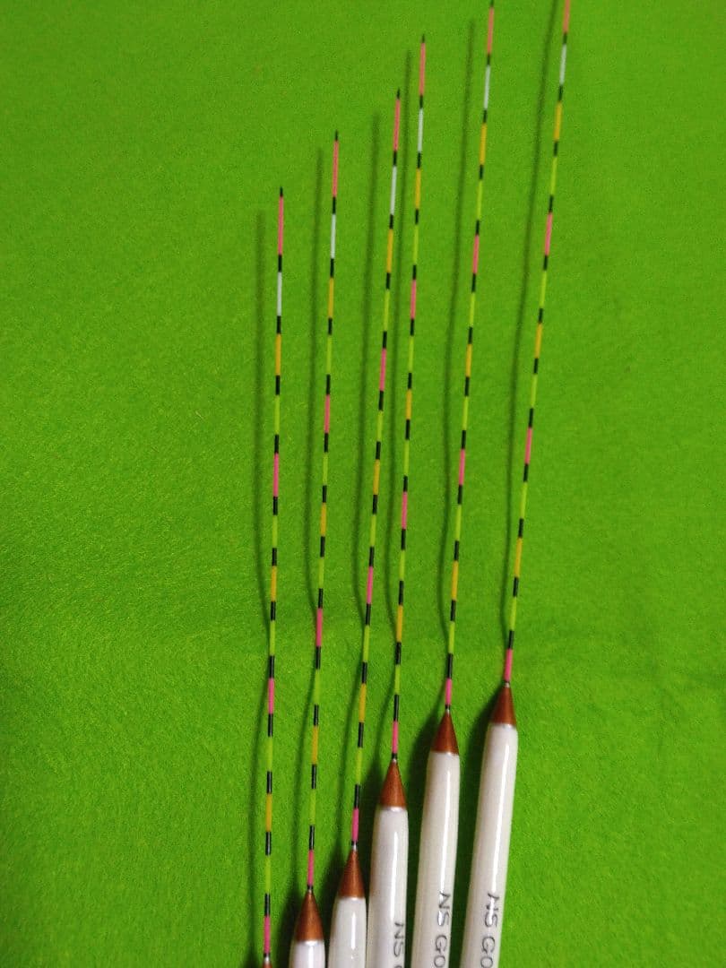 孔雀の羽根 ヘラ浮き NS G08 6本セット