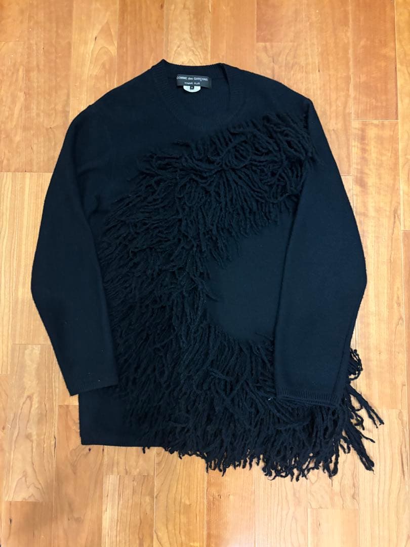 コムデギャルソンオムプリュス ウールフリンジニット M 23AW