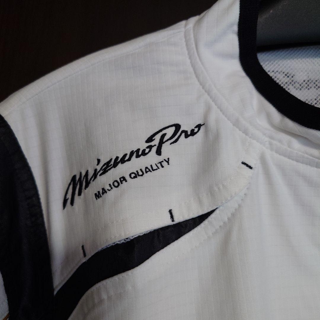 美品 薄手 MizunoPro ホワイトジャケット・パンツセットアップ