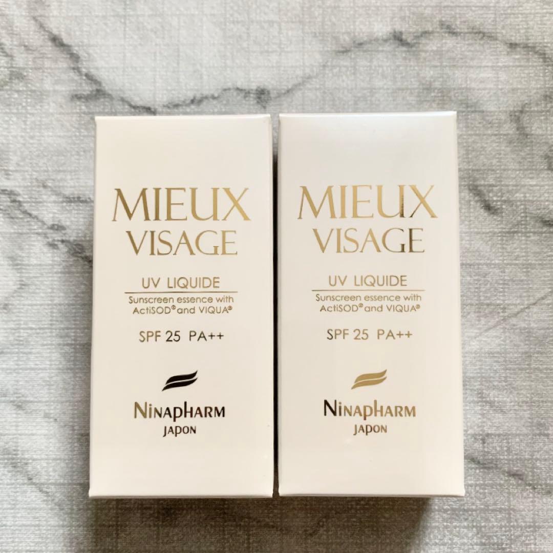 ニナファーム UVリキッド 日焼け止め 美容液 ミューヴィサージュ 2点