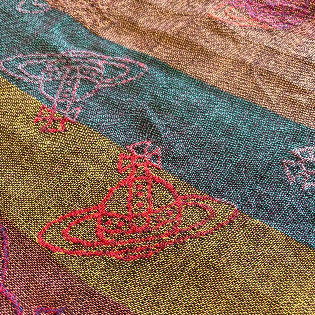 Vivienne Westwood ストール ジャガード オーブ マルチカラー