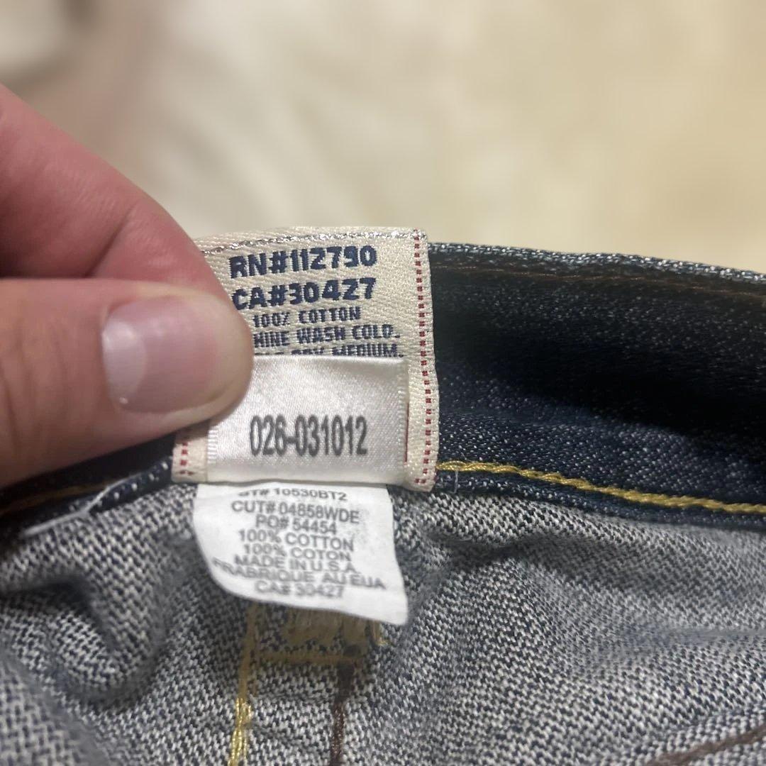 true religion billy superT 太ステッチ 30インチ