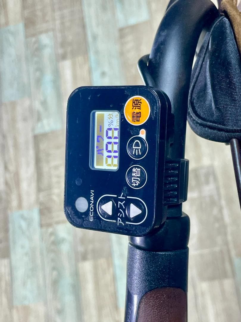 ブラウン 大容量モデル パナソニックギュット子供乗せ電動アシスト H2966