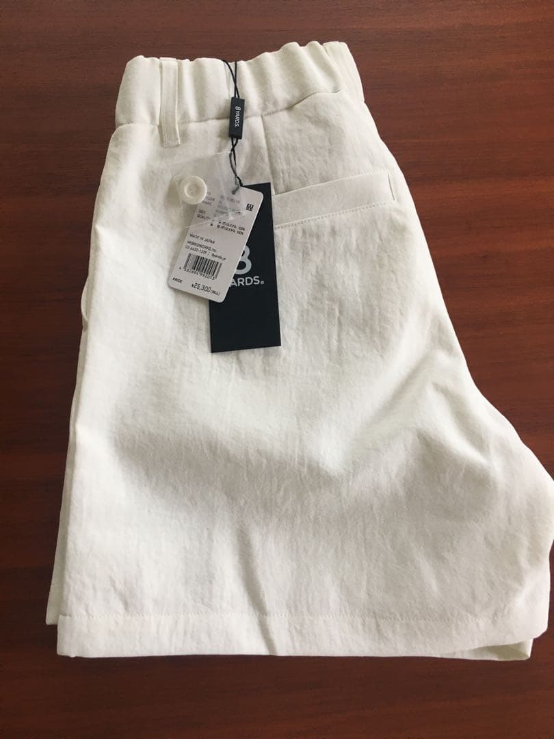 8YARDS 2025完売品　レディース ダブルタックショーツ ホワイト