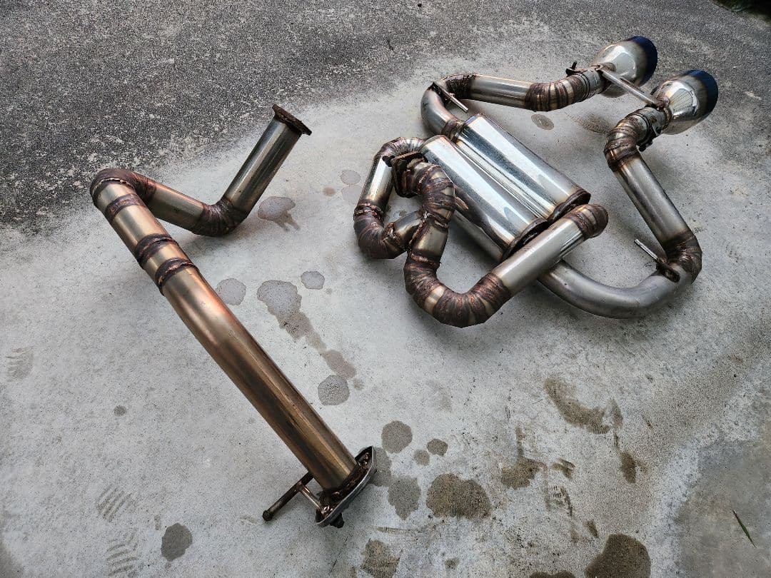 ダイハツ LA400K コペン ワンオフ デュアルマフラー スポーツサウンド