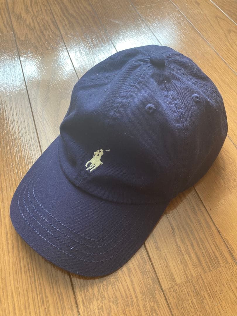Ralph Lauren POLO ロゴ刺繍 キャップ ネイビー 8-20サイズ - メルカリ