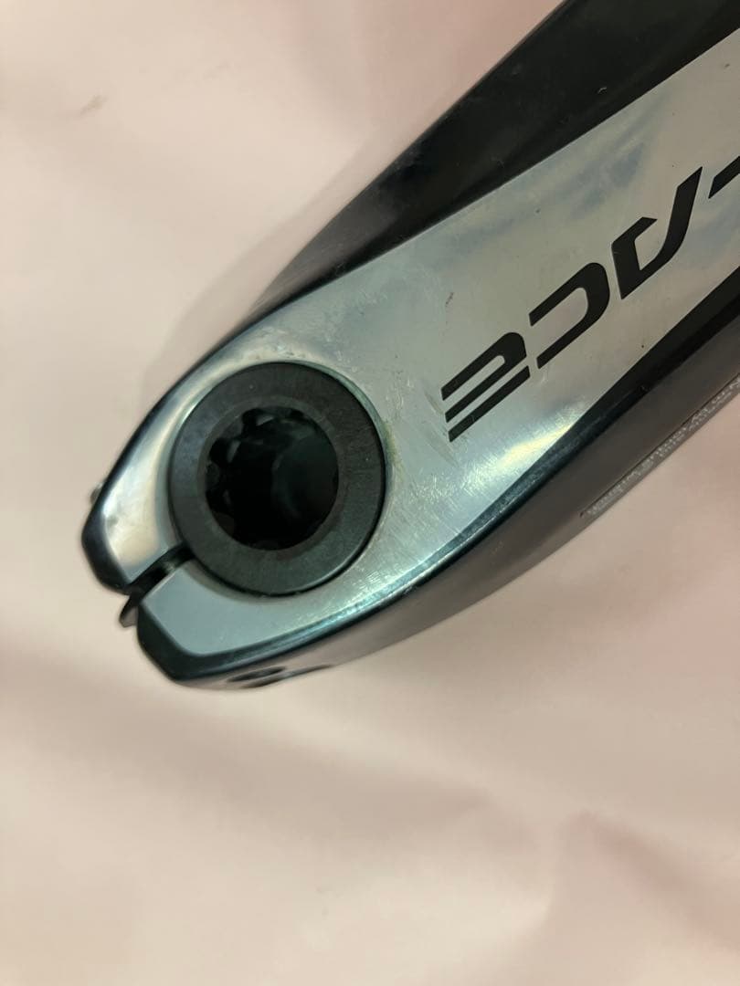 FC-9000クランクセット　右側のみパイオニアペダリングモニター（ジャンク）