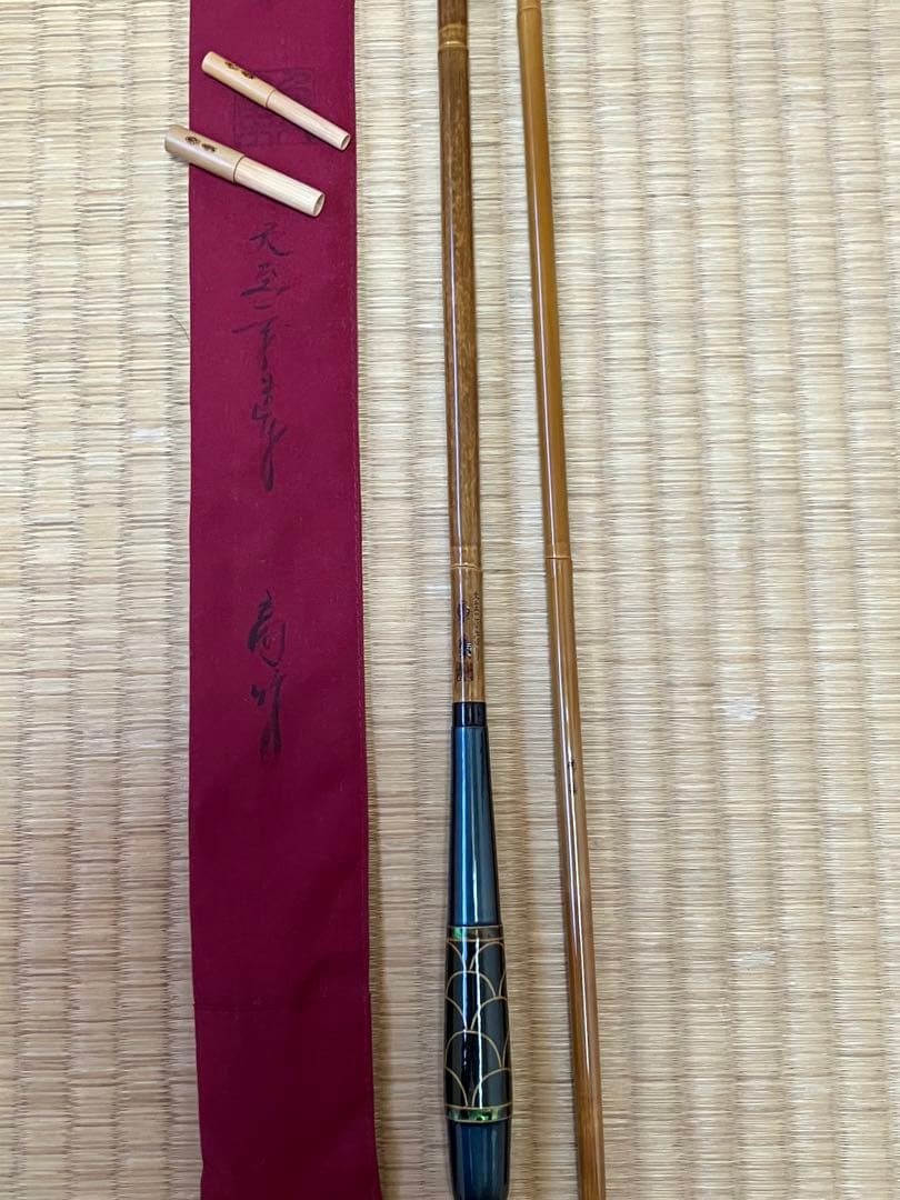 ヘラ竿　紀州ヘラ竿　魚集英雄作　天至一本作り 高野竹　10.1尺