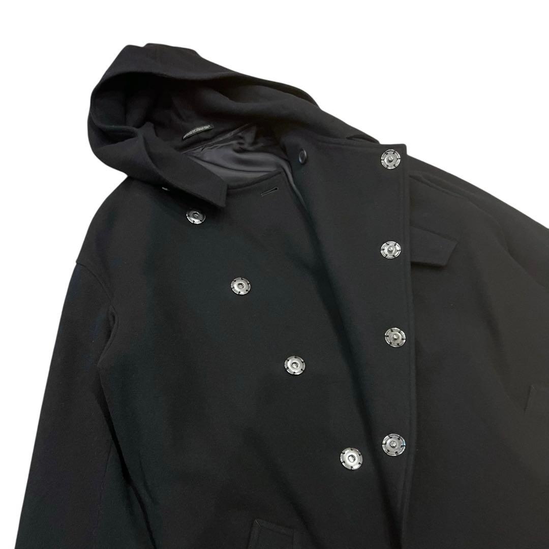 ジャケット・アウター Yohji Yamamoto AIRY MOSSER HOODED COAT