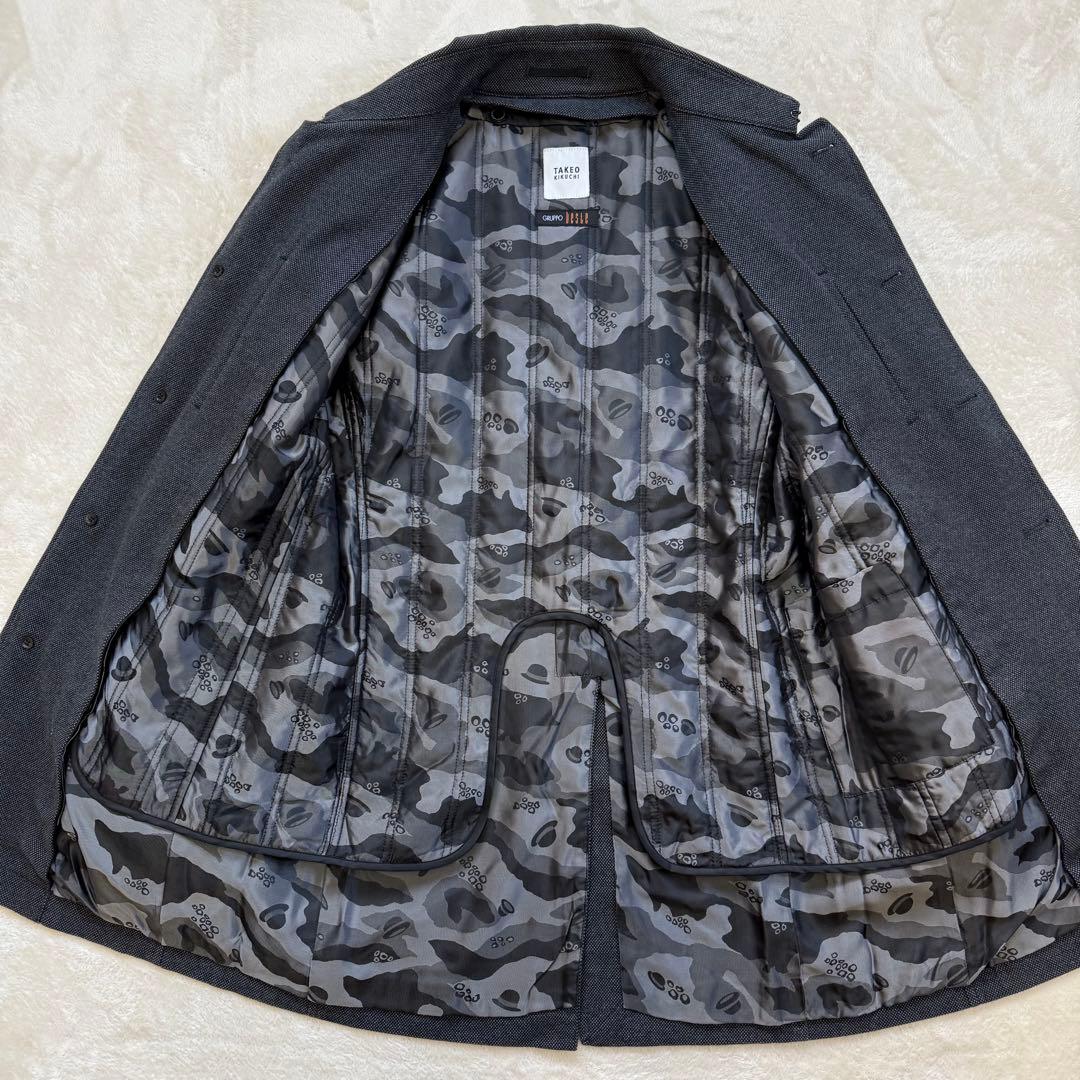 超美品】タケオキクチ 『GRUPPO beste』中わたライナー付 コート S