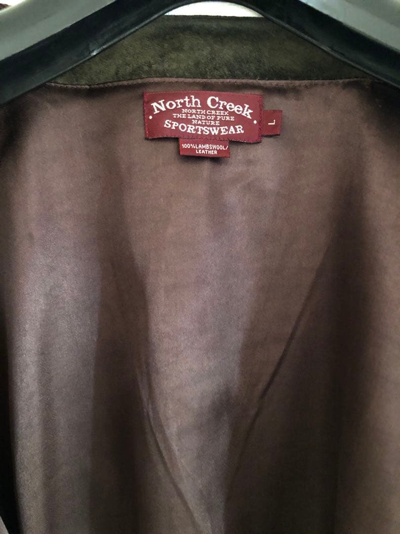 ヴィンテージ 古着 North Creek lambswool leather - メルカリ