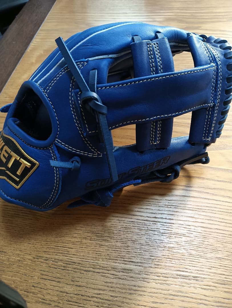 ZETT ソフトシューター 青 Ｓサイズ　軟式　グローブ　少年用　低学年　ボール