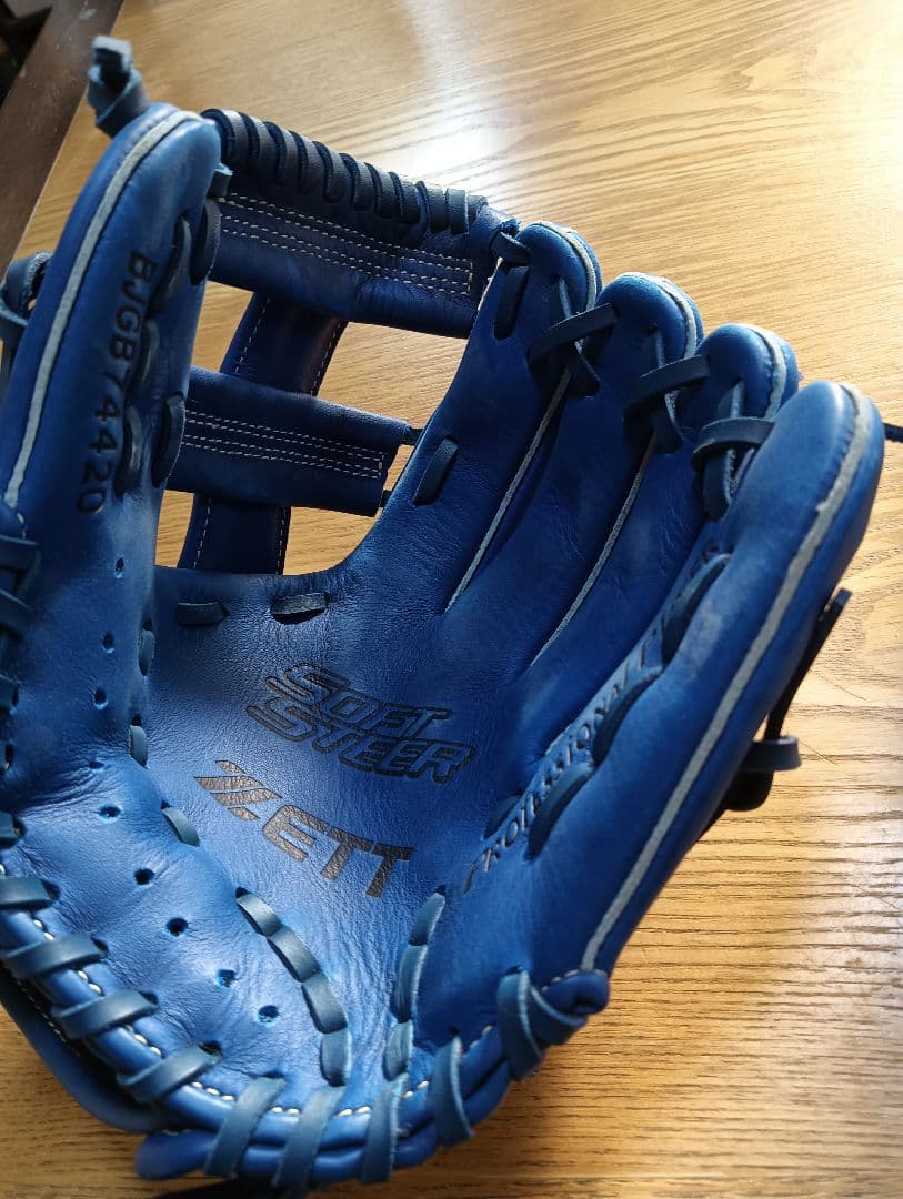 ZETT ソフトシューター 青 Ｓサイズ　軟式　グローブ　少年用　低学年　ボール