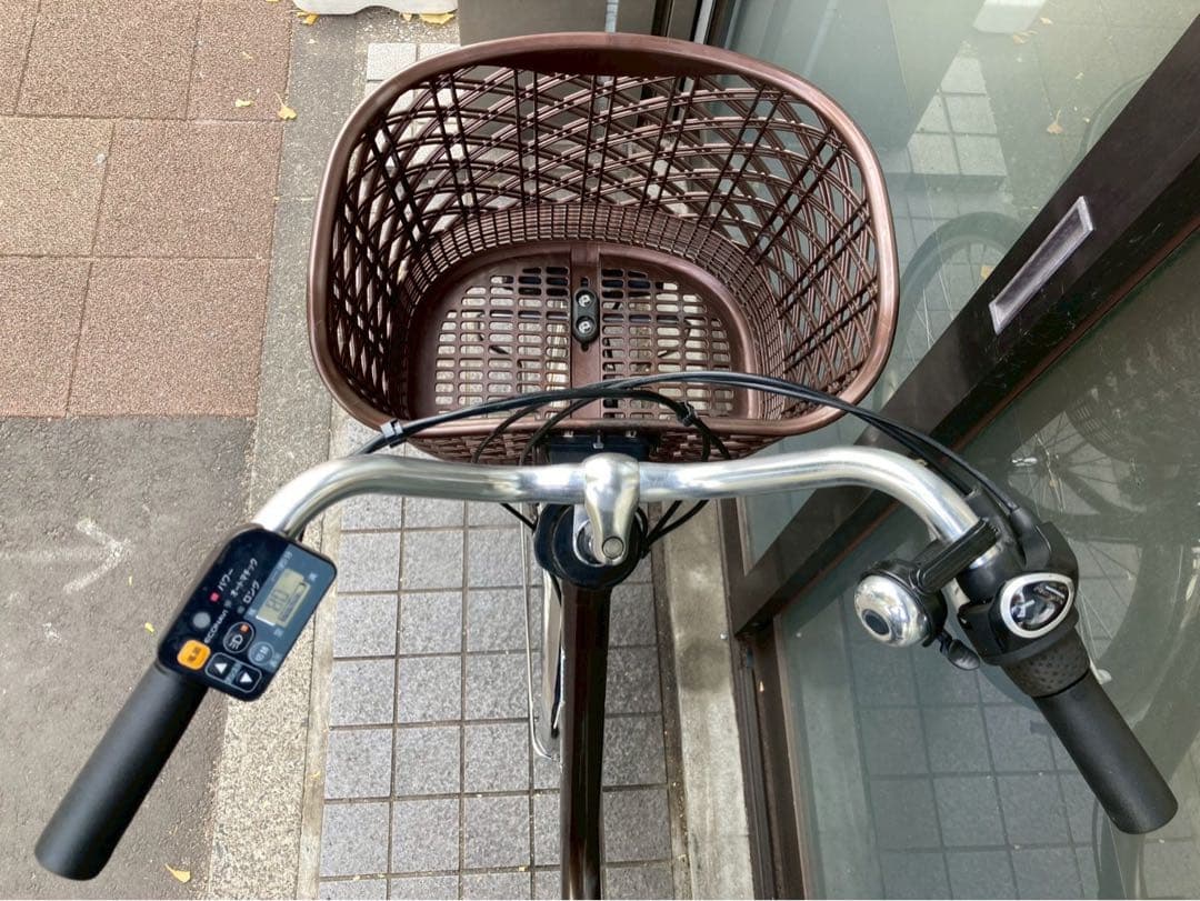 中古電動自転車 パナソニック ビビDX 26インチ　ブラウン 横浜