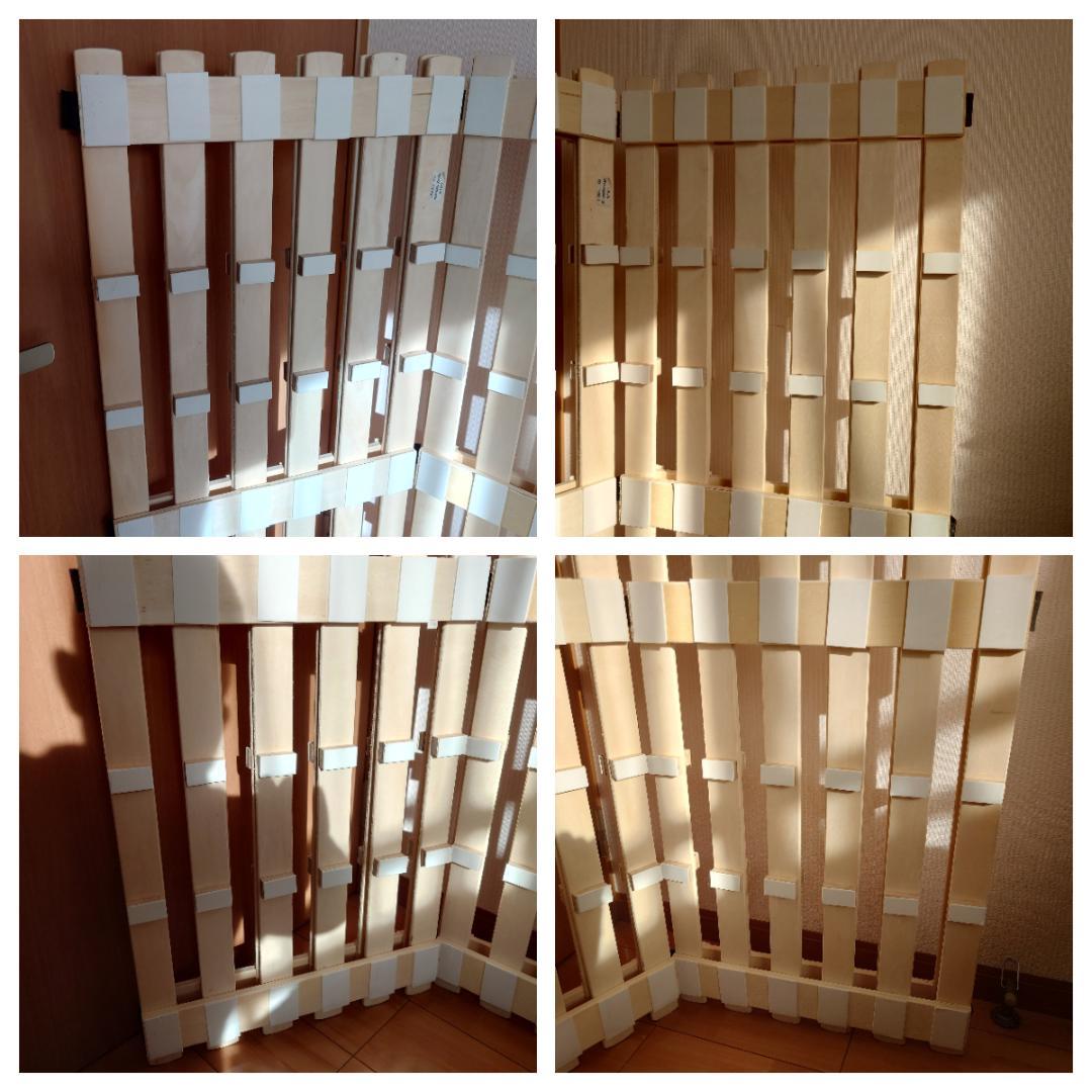 ニトリ すのこベッド ソルバ セミダブル ベルト1本切れ 01