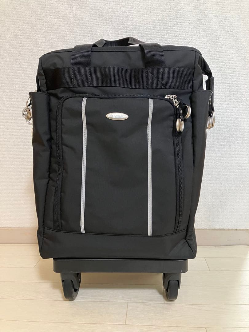 SWANY スワニー 4輪 キャリーバッグ カート ブラック 黒