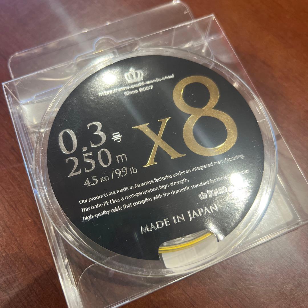 スクイッドマニア 15th数量限定PEライン 再販無し 0.3号250m